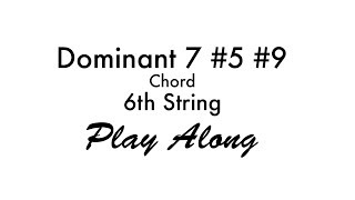 Dominant 7 Sharp 5 Sharp 9 Chord