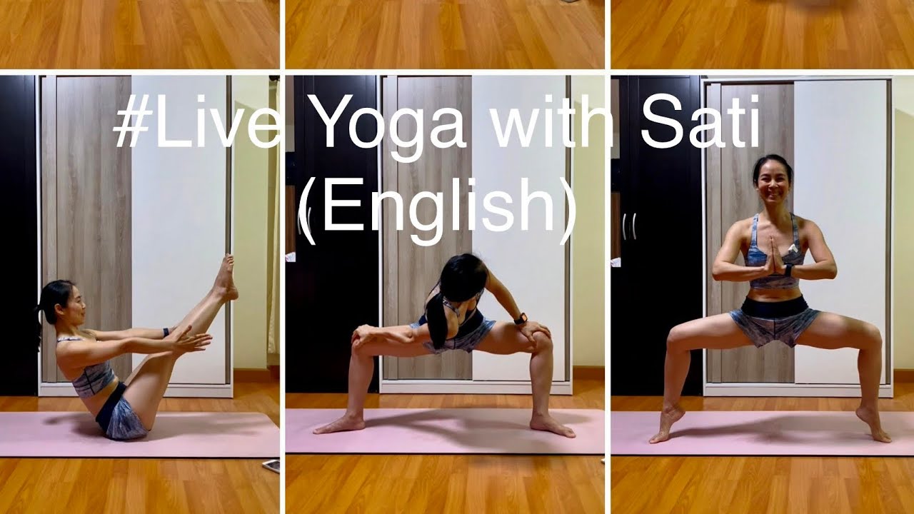 #LiveClass 1 hr Total Body Stretching Yoga with Sati (Eng)