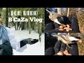 Ice bird  winter bird feeding  toronto  b caza vlog canada  black capped chickadee