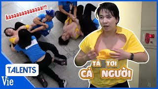 Karik RÁCH TOẠC ÁO, LỘ BODY sau trận xé bảng tên khốc liệt tại trụ sở SBS Hàn Quốc | Running Man