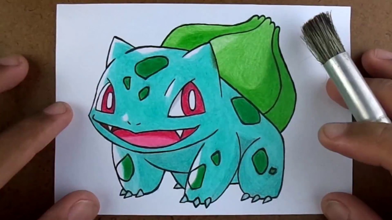 Como desenhar o BULBASAUR [Pokémon]