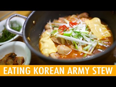 Budae Jjigae - Eating Army Stew in Seoul (KWOW #192)