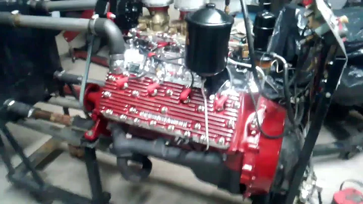 Mercury 276 Isky 88 Cam 3x2 Test Start / Run Ford Flathead V8