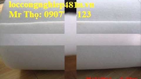 Bông lọc bụi sơn, bông lọc bụi AHu, bông lọc bụi