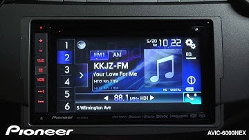 How To - AVIC-6000NEX - Use The HD Radio Tuner