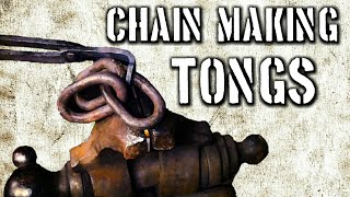 Forging Chain Makers Tongs for Blacksmiths