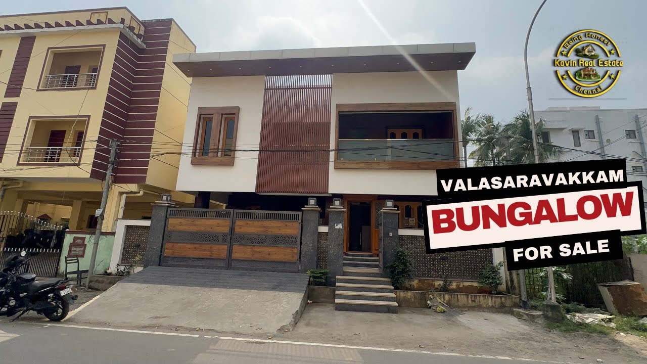 ID 2534 - Luxury Bungalow For Sale in Valasaravakkam || North Facing || 5BHK||2CCP||Well||