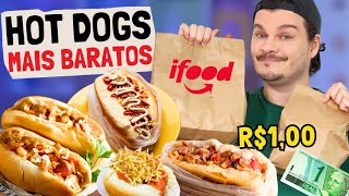 PROVAMOS OS HOT DOGS MAIS BARATOS DO DELIVERY DE SÃO PAULO: vale a pena?