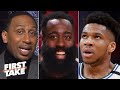 Stephen A. loves James Harden's clap back at Giannis | First Take
