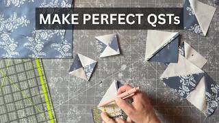 How to Make QSTs from Half Square Triangles | Beginner Quilting Tutorial