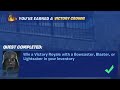 Does this hidden star wars quest in fortnite give a free reward