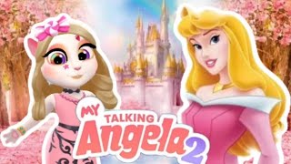 My Talking Angela 2 Vs Princess Aurora 💗😙💞 AngelaTube