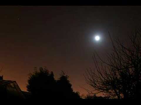 March 3, 2007 Total Lunar Eclipse Time Lapse