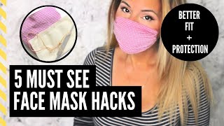 Check out these 5 must see cloth face mask hacks to give you better
protection and a fit. thanks for watching. #diyfacemask
#diyfacecovering #hacks al...