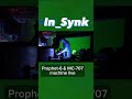 Prophet-6 & MC-707 machine live Part2 #sequential #Roland #synthesizer #TR-909