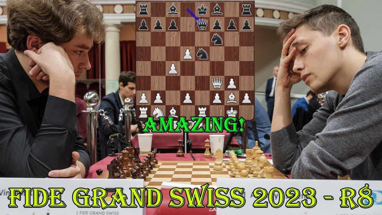 chess24.com on X: Andrey Esipenko continues blitzing out his moves and his  a 30-minute edge over Vincent Keymer, who has a tricky pin on the e-file to  deal with!  #FIDEGrandSwiss   /