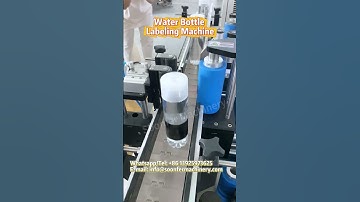 Water Bottle Labeling Machine #water #labelingmachine #labeling #bottlelabelingmachine #shorts