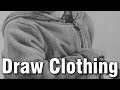 how to draw clothing in pencil