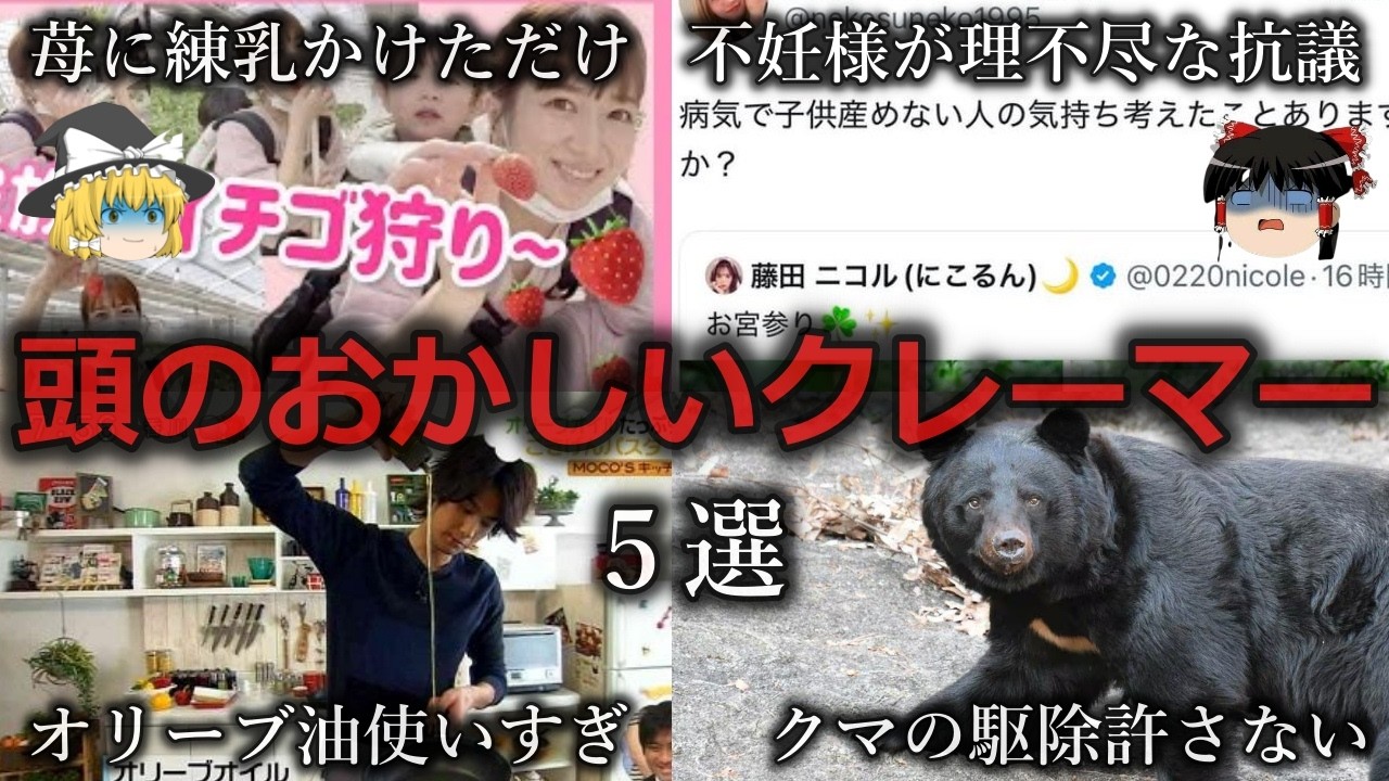 【ゆっくり解説】頭のおかしいクレーマー5選をゆっくり解説