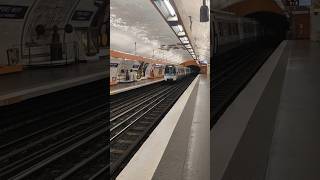Metro Train In Paris France