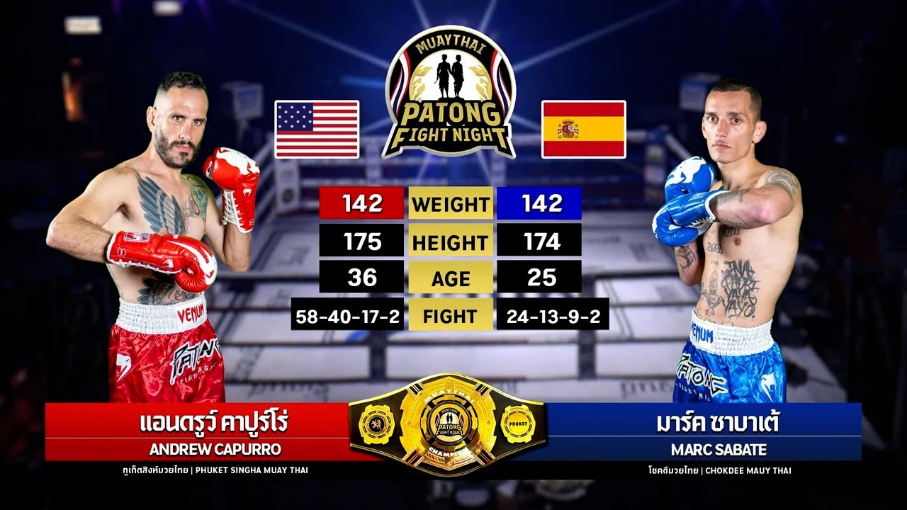 Andrew Capurro vs Marc Sabate