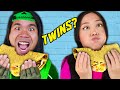 ARE THEY TWINS? Regina vs PZ9 Twin Telepathy, Eating Food, Dance, & Last To Leave House Challenges