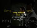 Empty promises mean he’s just using you at a low cost#datingadvice#levelup #hypergamy#highvalueman
