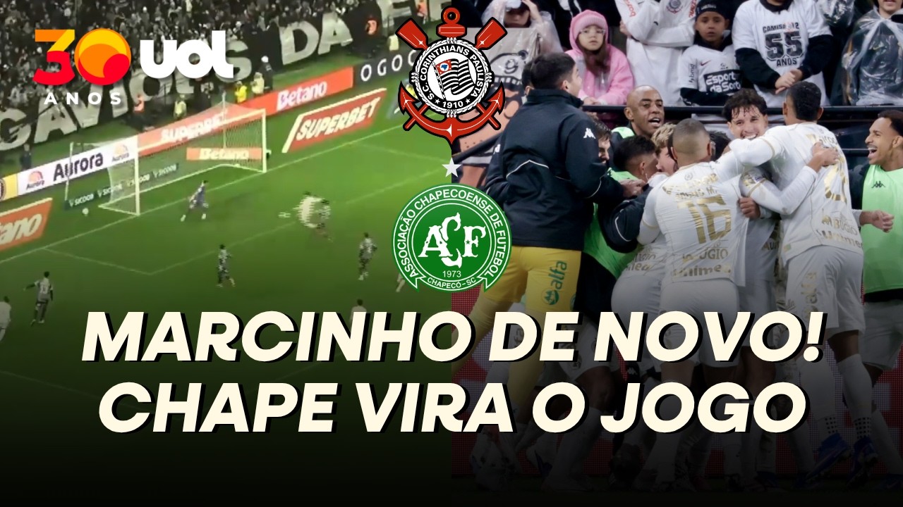 CHAPECOENSE VIRA! BOLASIE CRUZA E MARCINHO FAZ O SEGUNDO CONTRA O CORINTHIANS