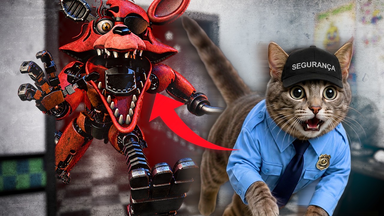 FNAF 1, MAS OS ANIMATRÔNICOS ANDAM PELA PIZZARIA!