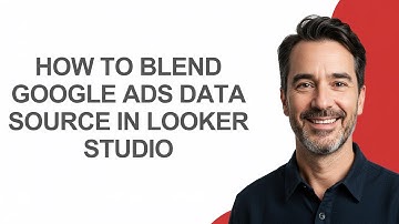 How to Blend Google Ads Data Source In Looker Studio - KevinHowTo