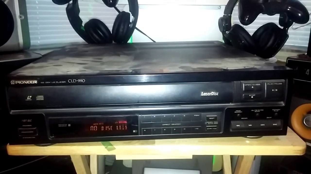 Pioneer CLD990 laser disc player YouTube