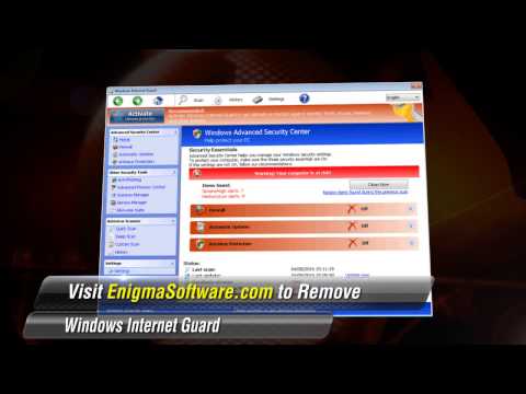 How to Remove Windows Internet Guard