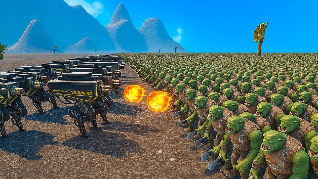 15,000 LANDMINES, T45 SHOTGUN & dreadnought vs 4.4 MILLION NAZGUL & Giant ZOMBIES Horde! UEBS 2