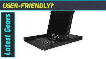 StarTech.com 16 Port Rackmount KVM Console - The Best Integrated 1U LCD KVM Drawer