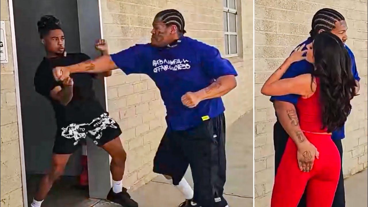 DEEN THE GREAT VS CRIP MAC & LENA THE PLUG  (FULL FIGHT) 