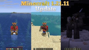 Minecraft 1.21.11 Update! Spears, Nautiluses, Camel Riders!