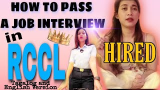 HOW TO PASS A JOB INTERVIEW | ROYAL CARRIBEAN CRUISE LINES | Security Guard
