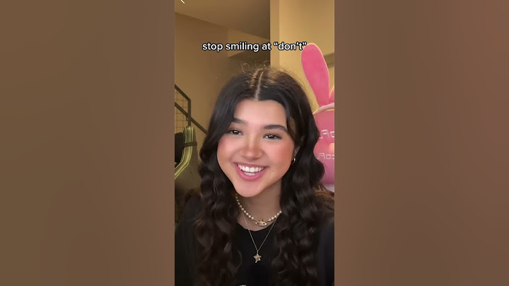 ACTING CHALLENGE (stop smiling at “don’t”)