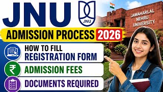 JNU ADMISSION PROCESS||Application form fill kaise kare||Registration fees||Documents required||