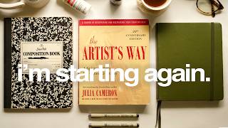 unlocking my creativity by returning to the morning pages