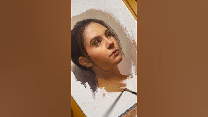 HOW TO PAINT A PORTRAIT 🎨🖌️ #artist thumbnail