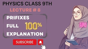 Prefixes Class 9 - Physics - Chapter 1 - Lecture_7  ||Aqqa Physics Jolly||