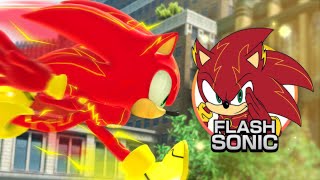 Sonic Unleashed PC: DC Flash Sonic Character Gameplay