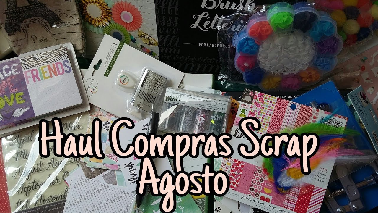 Haul compras scrap. Kimidori, Mi tienda de arte, Myba ,Cajade, aliexpress y otros manualidades raudales