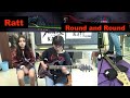 #Ratt - Round and Round - guitar + foot bass #ラット #同時プレイ