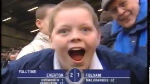 Everton v Fulham 2001/02 Moyes first game