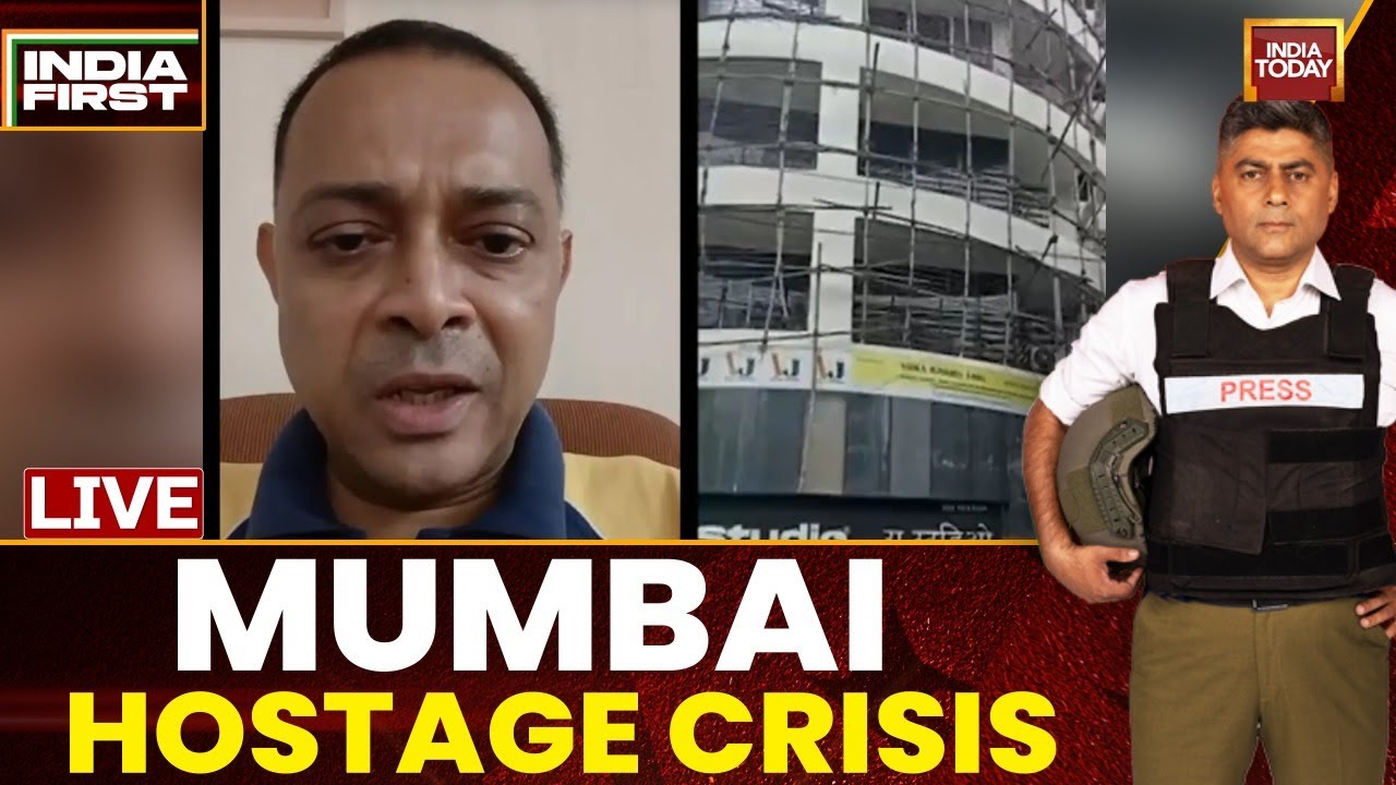 India First With Gaurav Sawant LIVE Mumbai Hostage Crisis Police Shoots Kidnapper Inside Story