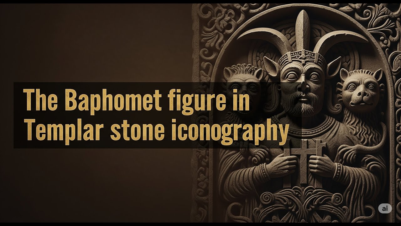 The Baphomet figure in Templar stone iconography