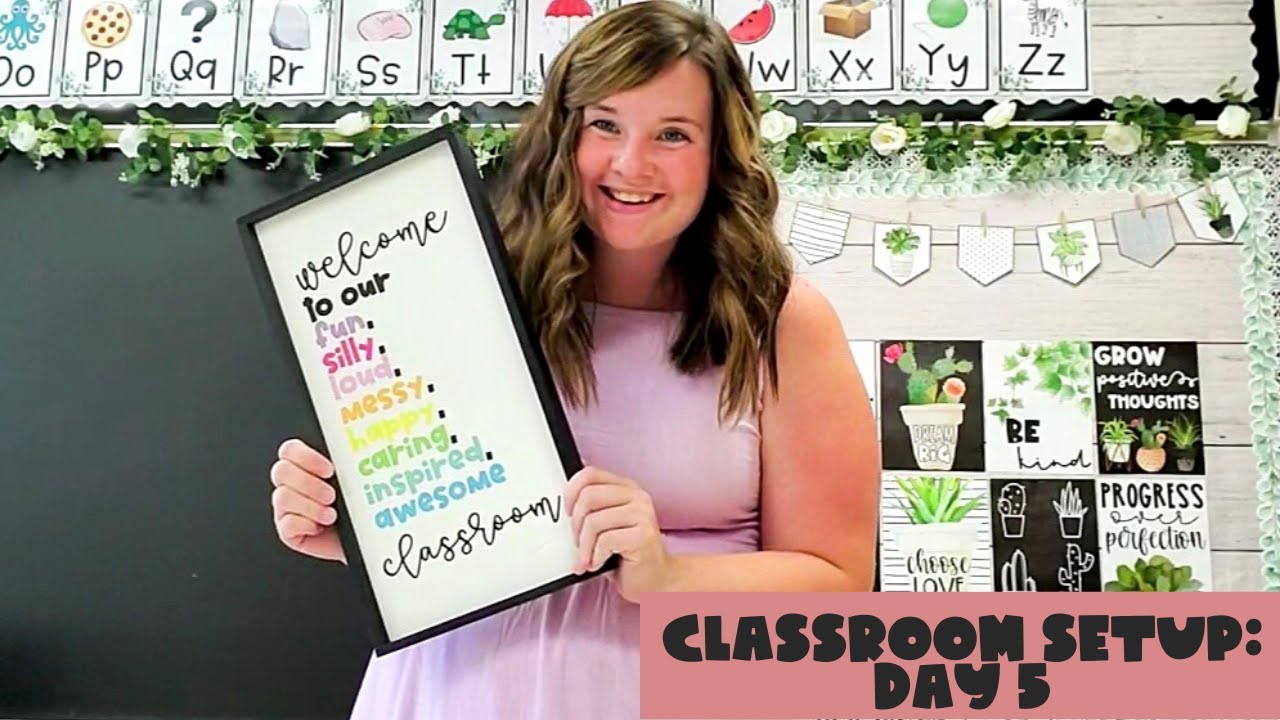 Classroom Setup: Day 5 | Kindergarten - YouTube