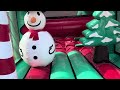 Inflatable Obstacle Course in Christmas artwork